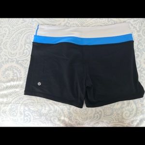 LuluLemon spandex. Luon fabric. 3 inch inseam